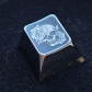 1U Titanium Alloy Artisan Keycaps for Mechanical Keyboard Personalized Keycaps -Skeleton Rose